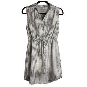 PURPLE SNOW striped dress